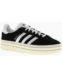 Adidas Originals Gazelle - Adidas Originals Trainers Gazelle Bold Leather Lace Up Cream - Lyst
