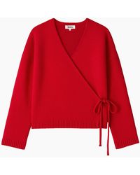 Ro&zo - Wrap Cardigan With Cashmere - Lyst