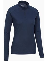 Mountain Warehouse - Ladies Talus Zip Neck Long-Sleeved Thermal Top - Lyst