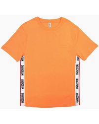 Moschino - Underwear Chest Logo Tape T Shirt 0035 - Lyst