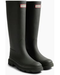 HUNTER - Downpour Tall Rubber Wellington Boots - Lyst