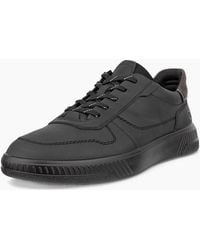 Ecco - Move Full Grain Leather Trainers - Lyst