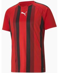 PUMA - Teamliga Striped Jersey T-Shirt - Lyst