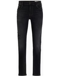 BOSS - Delaware Five Pocket Slim Fit Jeans - Lyst