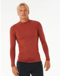 Rip Curl - Rip Curl Dawn Patrol Upf 50 Perf Long Sleeve Rash Vest - Lyst