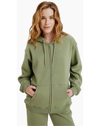 Roxy - Surf Stoked Relaxed Zip Up Hoodie - Lyst