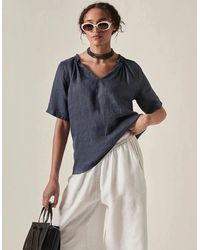 James Lakeland - Pure Linen Blouse - Lyst