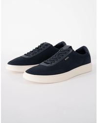 BOSS - Boss Kieranmens Lace-Up Trainers With Knitted Uppers And Leather Trims - Lyst