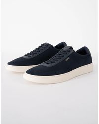 BOSS - Boss Kieranmens Lace-Up Trainers With Knitted Uppers And Leather Trims - Lyst