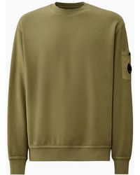 C.P. Company - Brushed Fleece Lens Sweat - Lyst