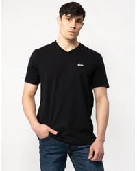 BOSS - Boss Tee V Stretch Cotton V-Neck T-Shirt - Lyst