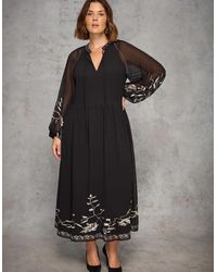 Live Unlimited London - Midaxi Dress With Embellishment - Lyst