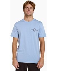 Rip Curl - Rip Curl Streamline Diamond Short Sleeve T-Shirt - Lyst