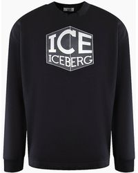 Iceberg - Ice Cubed Logo Sweatshirt - Lyst