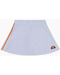 Ellesse - Solid Patterned Mini Kynance Skort - Lyst