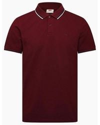 Levi's - Levi's Slim Housemark Polo Bright Whi - Lyst