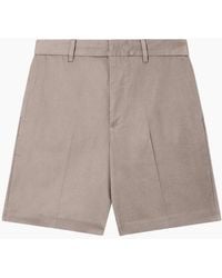 Emporio Armani - Comfort Cotton Chino Shorts - Lyst