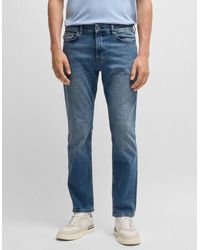 BOSS - Boss Delaware Bo Slim Fit Comfort-Stretch Jeans Nos - Lyst