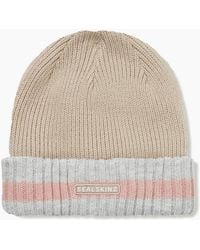 SealSkinz - Holkham Waterproof Striped Roll Cuff Beanie - Lyst