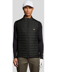 Lyle & Scott - Hybrid Quilted Gilet - Lyst