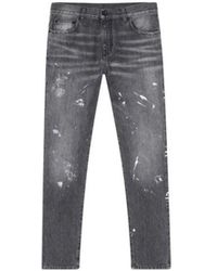 Off-White c/o Virgil Abloh - Diag Outline Paint Vintage Jeans - Lyst