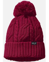 Jack Wolfskin - Stormlock Windproof Fleece Lined Bobble Hat - Lyst