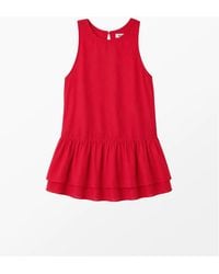 Ro&zo - Lyocell Peplum Top - Lyst