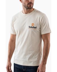 Timberland - T Shirts Illustrated Tree Logo Summer Top - Lyst