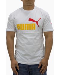 PUMA - T Shirt Essentials Logo Crew Neck Pullover Short Sleeve Casual Cotton - Lyst
