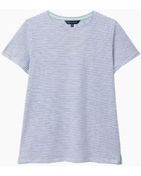 Crew - Perfect Stripe Short Sleeve T-Shirt - Lyst