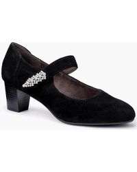 Hotter - Duet Wide Fit Mary Jane Shoes - Lyst