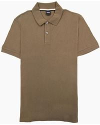BOSS - Pallas Embroidered Logo S/S Polo Dark 361 - Lyst