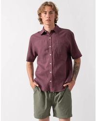 COLORFUL STANDARD - Short Sleeve Linen Shirt - Lyst