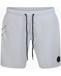 Philipp Plein - Plein Sport Scratch Logo Swim Shorts - Lyst