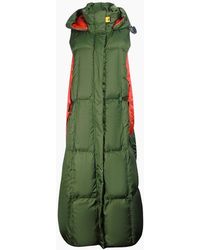 Parajumpers - Lory Long Hooded Vest Down Jacket - Lyst