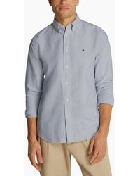 Tommy Hilfiger - Oxford Shirts Th Flex Slim Fit Top - Lyst