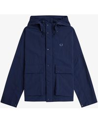 Fred Perry - J2323 Cropped Ripstop Parka - Lyst