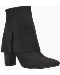 XY London - Ladies Ayla Folded Collar Ankle Boots - Lyst