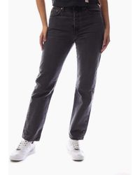 Levi's - 501 Five Pocket Straight Leg Jeans - Lyst