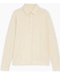 Boglioli - Garment Dyed Long Sleeve Polo Shirt - Lyst
