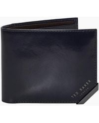 Ted Baker - Kornerr Metal Corner Bifold Coin Wallet - Lyst