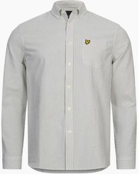 Lyle & Scott - Lyle & Scott Long Sleeve Seersucker Strike Shirt - Lyst