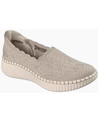 Skechers - Wilshire Boulevard Polyester Taupe Trainers - Lyst