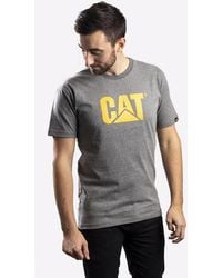 Caterpillar - Trademark Logo T-Shirt Dark Heather - Lyst