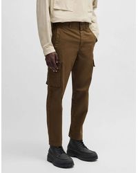 BOSS - Sisla-8 Cargo Trousers - Lyst