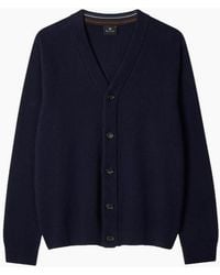 Paul Smith - Ps Button Through Cardigan 49 Dk - Lyst