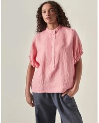 James Lakeland - Relaxed Linen Blouse - Lyst