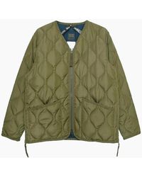 Taion - Military V Neck Ripstop Down Jacket - Lyst