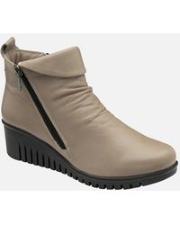 Lotus - Cordelia Wedge Ankle Boots - Lyst