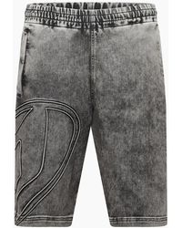 DIESEL - D Enny S Track Denim Shorts - Lyst